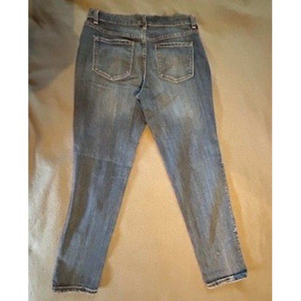 Vintage America Blues Bestie Jeans Skinny Floral Embroidered Denim Size 8/29 R - Picture 3 of 15